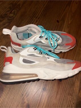 Nike Women’s Sneakers - White, Coral, Teal, Gray